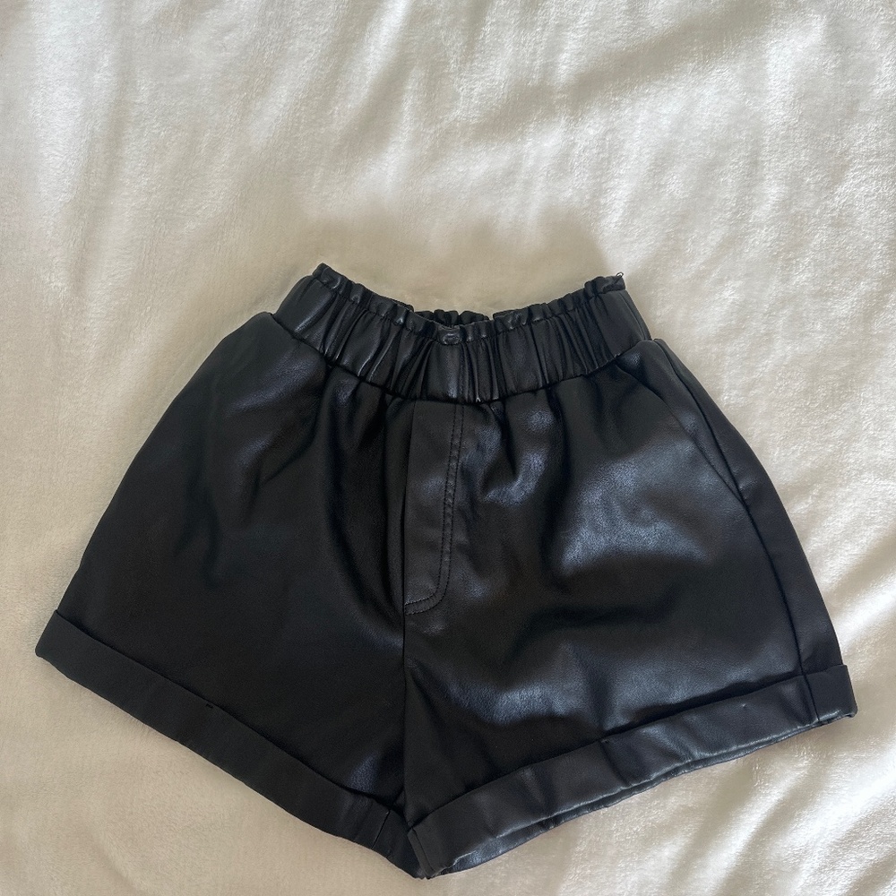 Leather Shorts
